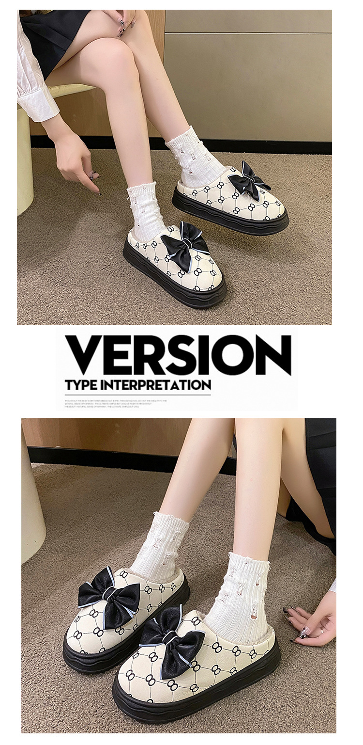 冬季棉拖鞋女士居家室内防滑厚底时尚ins加绒加厚棉拖鞋一件代发详情16