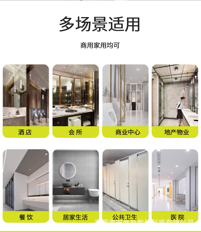 1000ML手动按压滴液泡沫皂液器酒店商场厨房卫生间免打孔皂液器详情16