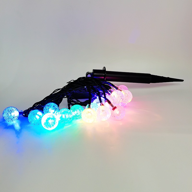 Solar light strings, flashing light strips, landscape lights, seven-color outdoor waterproof courtyard decorative lights, Easter pic 2