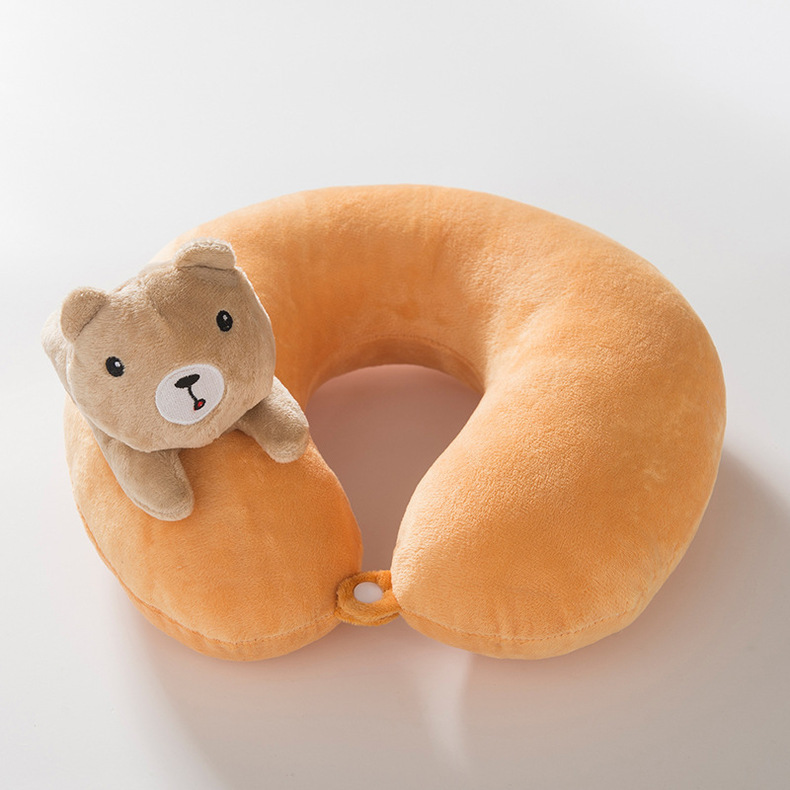 Factory direct sales of cartoon U-shaped neck pillows, neck pillows that lean against the waist, panda U-shaped pillows, nap pillows, and other gift items pic 6