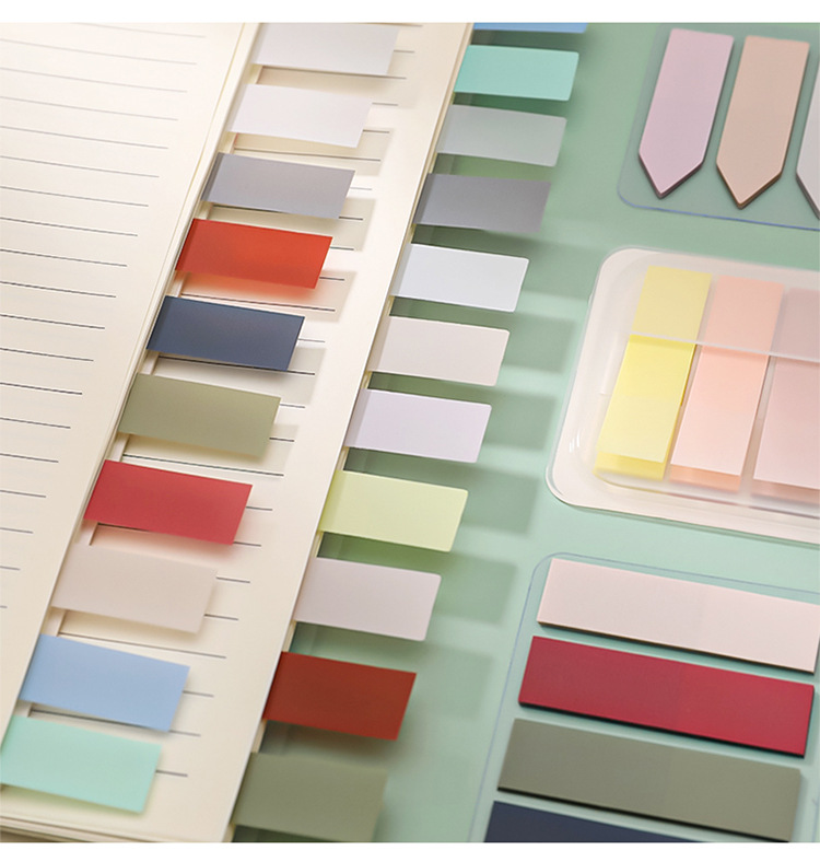 Index sticker, sticky note, label sticker, sticky note paper, bookmark sticker, marker, small strip, writable pagination indication sticker pic 19