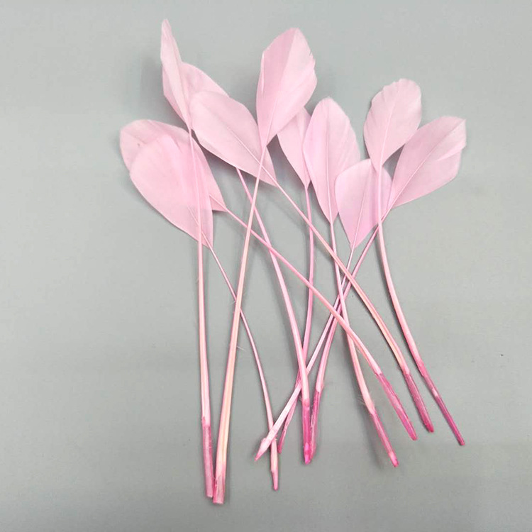 The manufacturer wholesales a large quantity of materials for decorative accessories such as large, colorful feather corsages and head flowers made of goose feathers pic 27