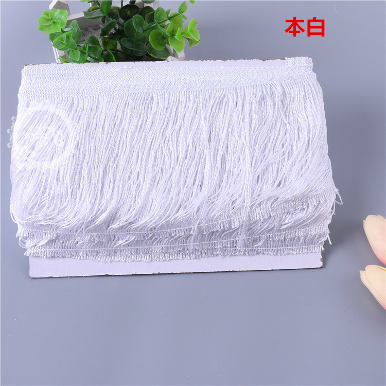DIY stage costume accessories: Latin dance lace, tassel lace, polyester ribbon, 15CM, factory direct sales, 1 webbing pic 35