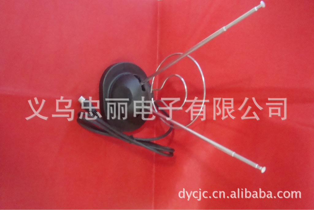 厂家直销供应电视机天线.兔耳天线.羊角天线室内天线详情1