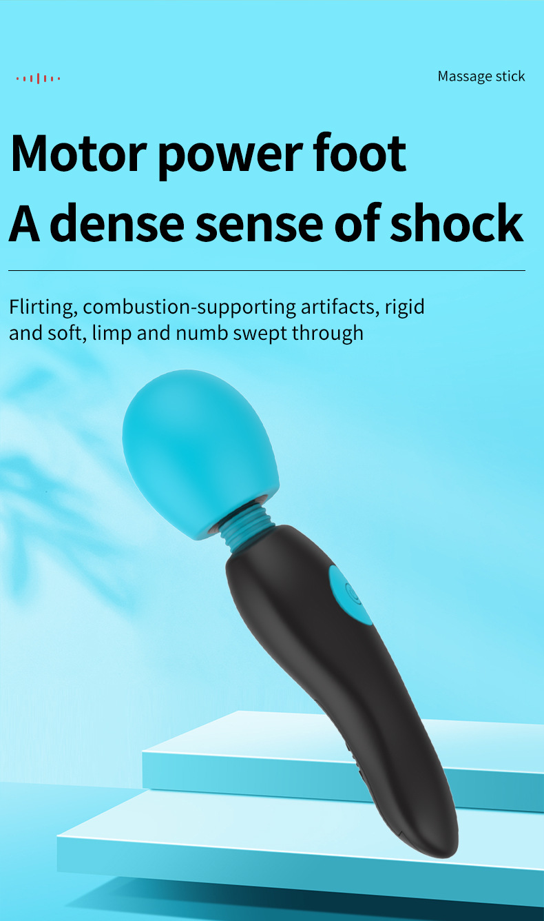 成人用品硅胶AV棒电池按摩女用情趣性玩具自慰器震动棒外贸详情10