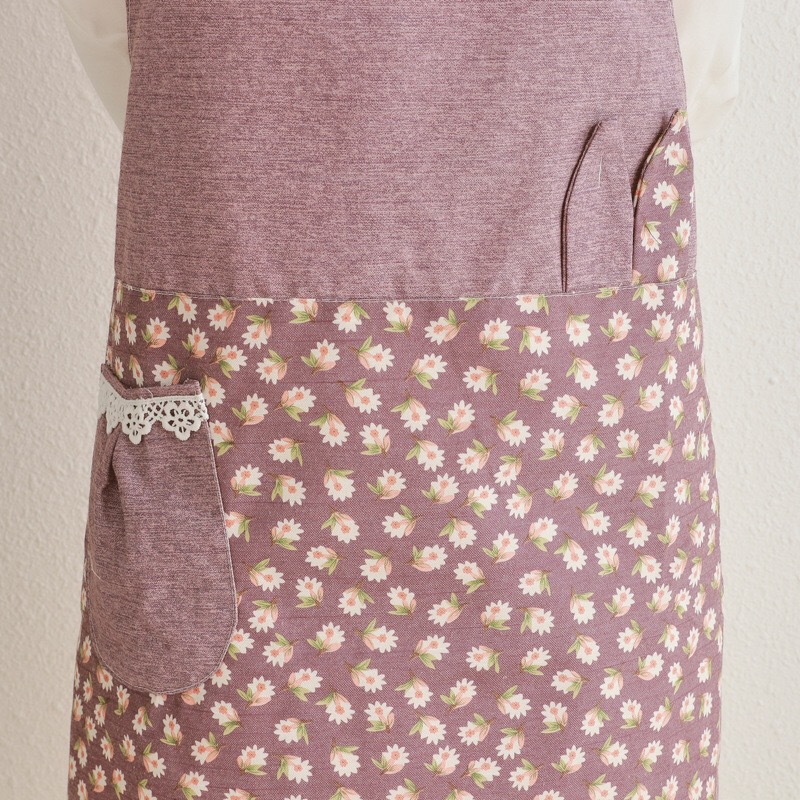 围裙韩版时尚新款双层防水防油防污奶茶店美容院女家务整洁围裙详情3