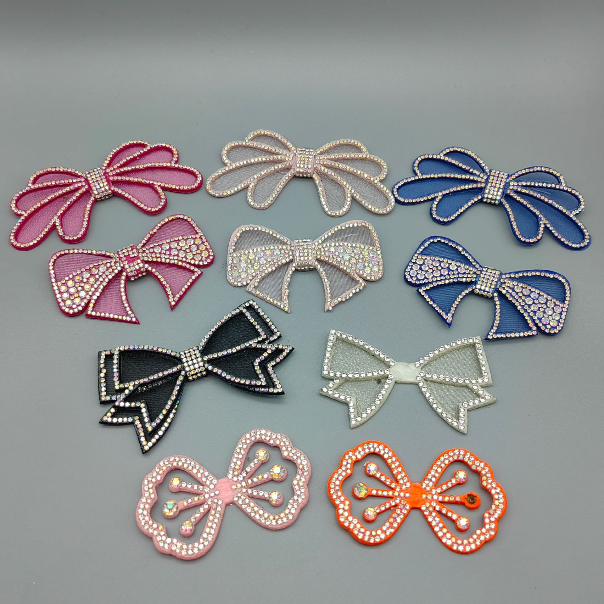 新款蝴蝶结配件手工半成品材料饰品手缝一字鞋花 凉鞋拖鞋diy配饰详情9