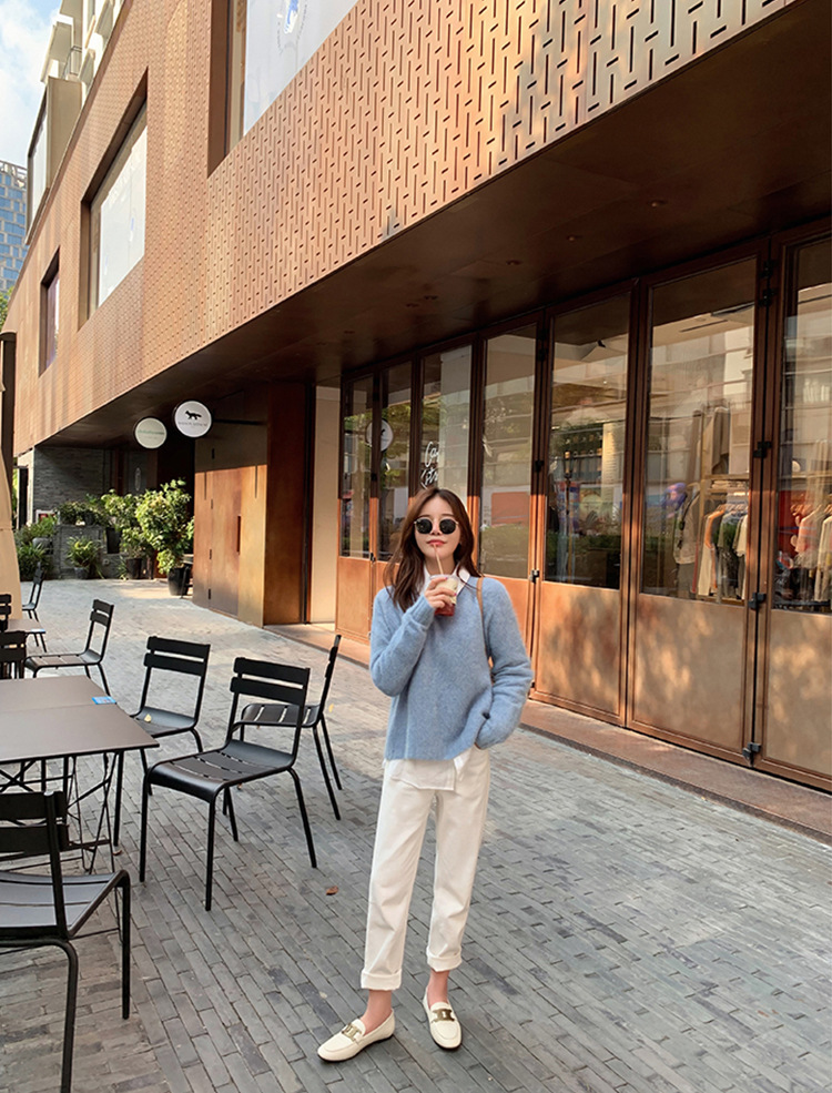 葡萄妈同款厚底乐福鞋女春秋鞋子复古小皮鞋英伦风女鞋夏季详情33