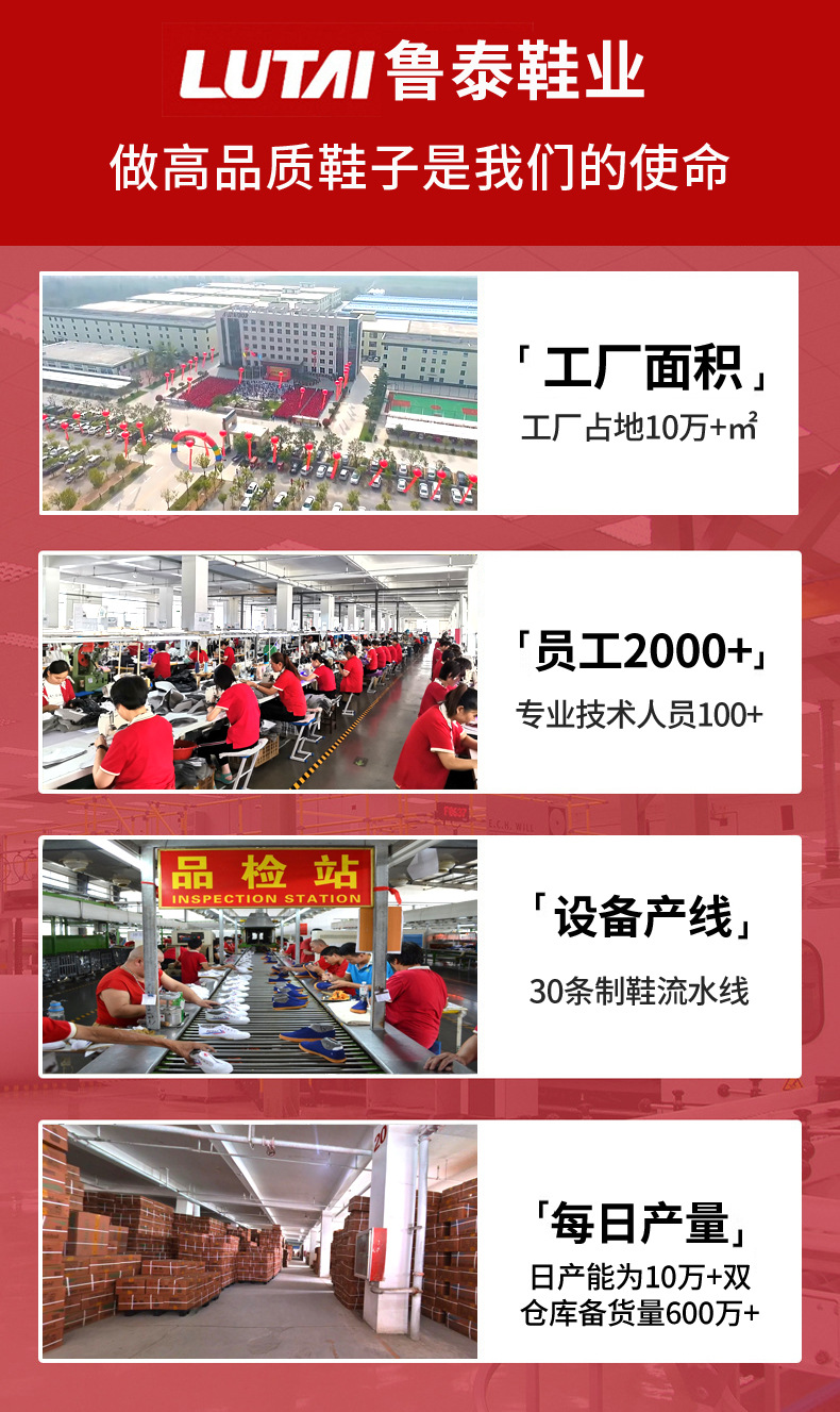 鲁泰春秋劳动鞋车间工作鞋休闲白网鞋男女简约帆布鞋橡胶底晨练鞋详情1