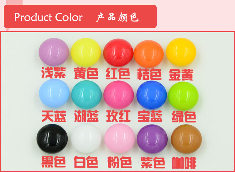 Resin button accessories, high-end woolen coat buttons, colorful mushroom buttons, fashionable sweater buttons, sleeve buttons pic 8