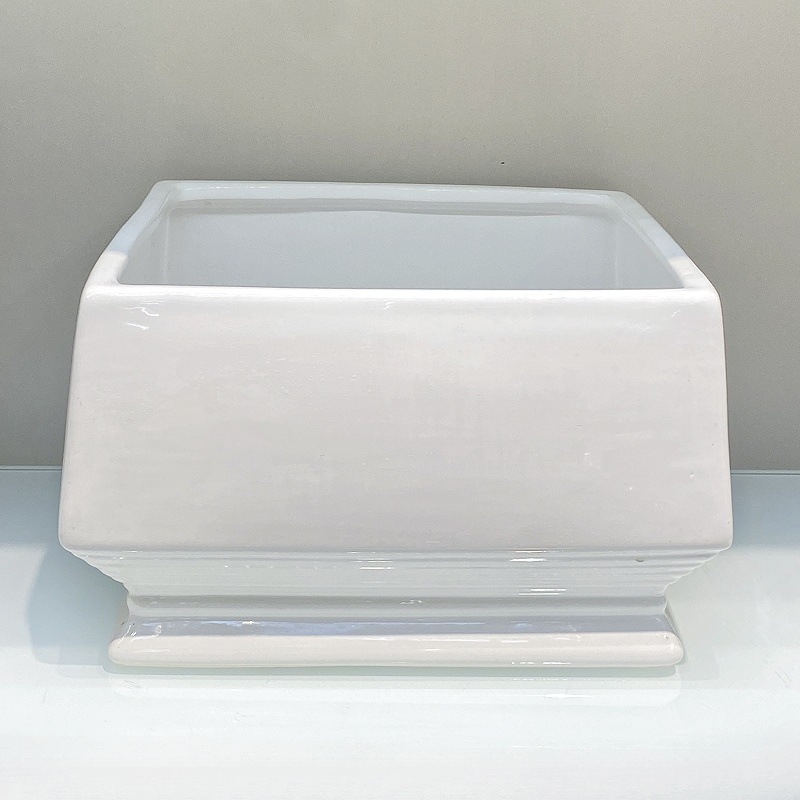 蝴蝶兰花盆盆景专用艺术纯白圆形椭圆形大花盆家具装饰盆栽花盆容器花瓶摆设摆件金堡花瓶详情4