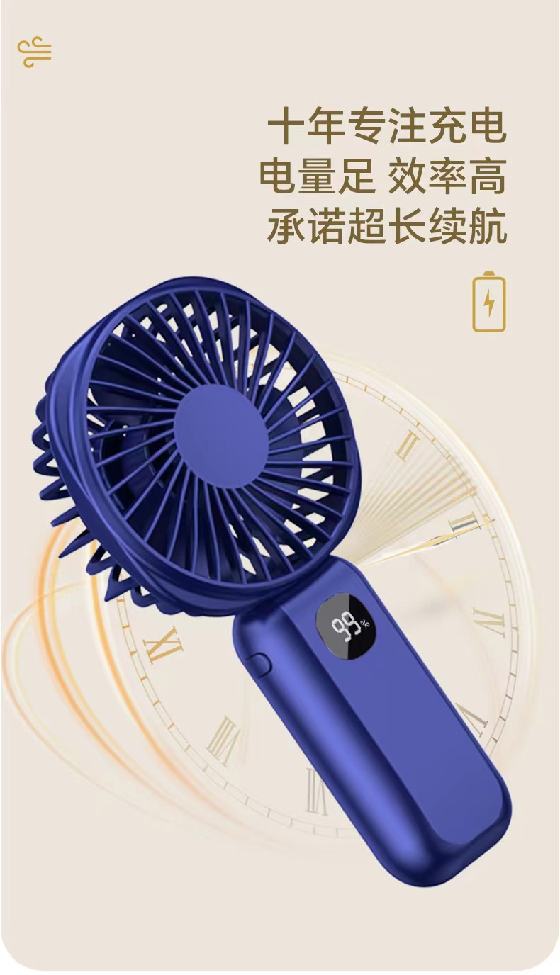 跨境新款手持小风扇礼品折叠挂脖式usb便携迷你桌面小电风扇批发详情25