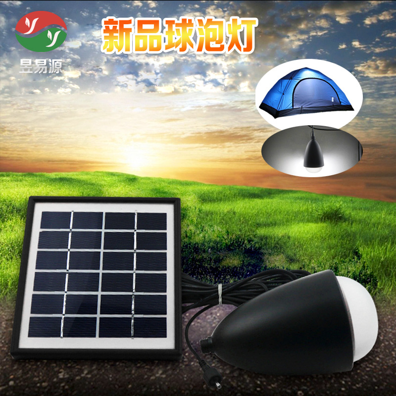 Solar lamps, household led indoor and outdoor lamps, garden lamps, outdoor solar camping lamps, floor lamps, ultra-bright bulb lamps pic 3