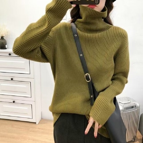V领毛衣女2022秋新款慵懒风上衣设计感小众内搭针织衫宽松打底衫详情7