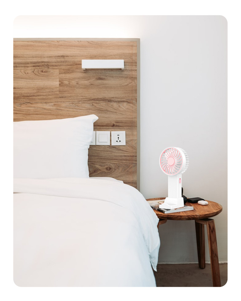 2023 Summer New handheld small fan USB charging mini Portable silent small gift hand-held fan pic 6