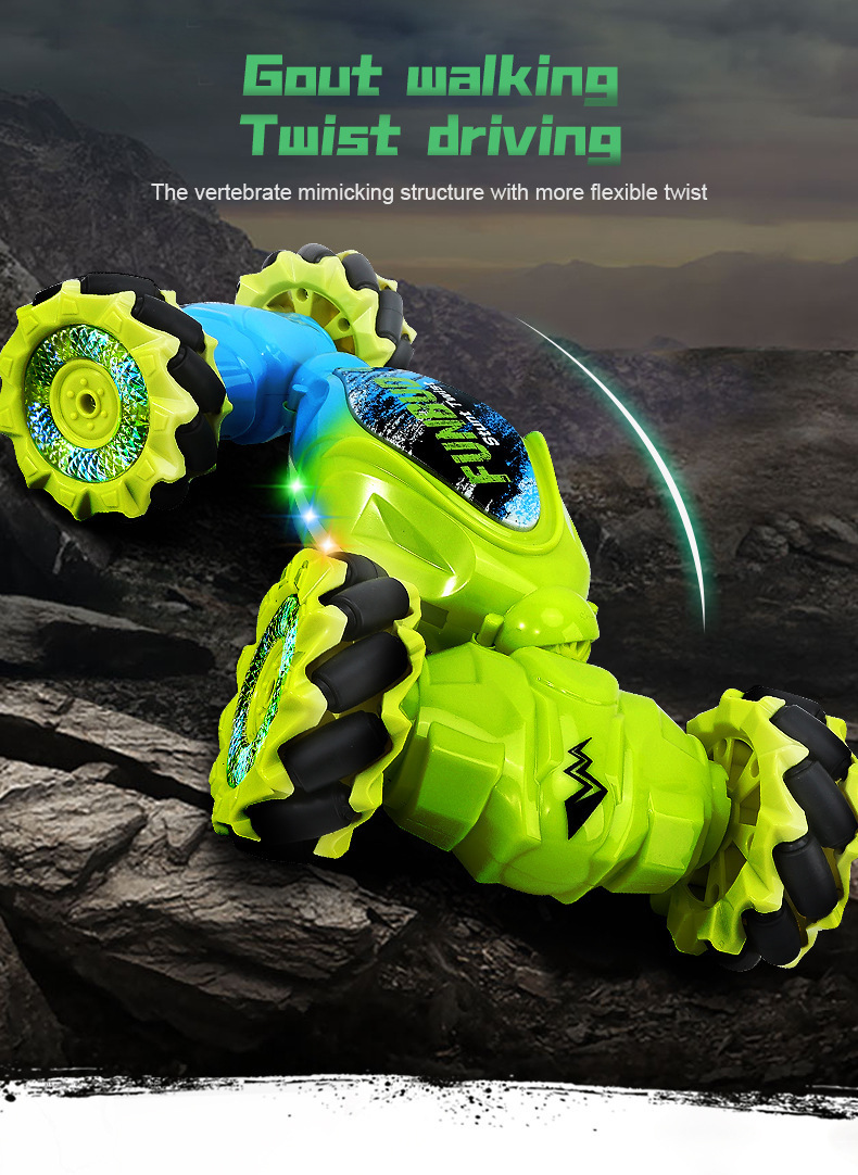 手势感应变形遥控车儿童玩具扭变车电动攀爬赛车越野漂移男孩礼物详情10