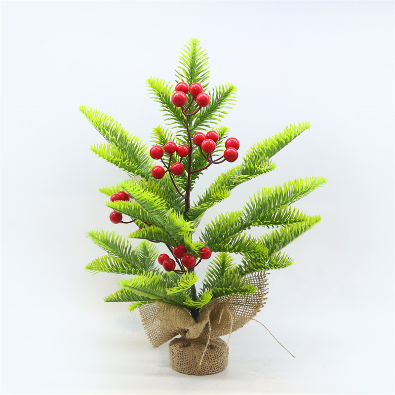 Christmas decorations, small PE cotton mini desktop Christmas tree ornaments, front desk desk decoration props pic 9
