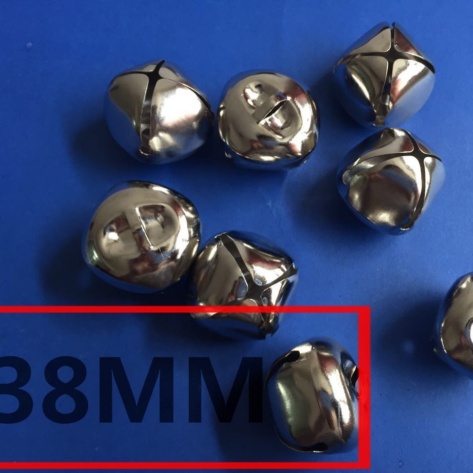 复古纯色电镀铜铃铛 一字开口宠物铃铛 圣诞节装饰用品 铜胚色铜材质 螺母固定 结实耐用详情1