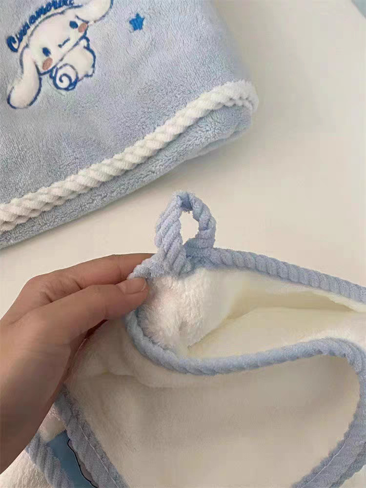 玉桂狗毛巾浴巾套装吸水加厚大尺寸柔软珊瑚绒速干详情8