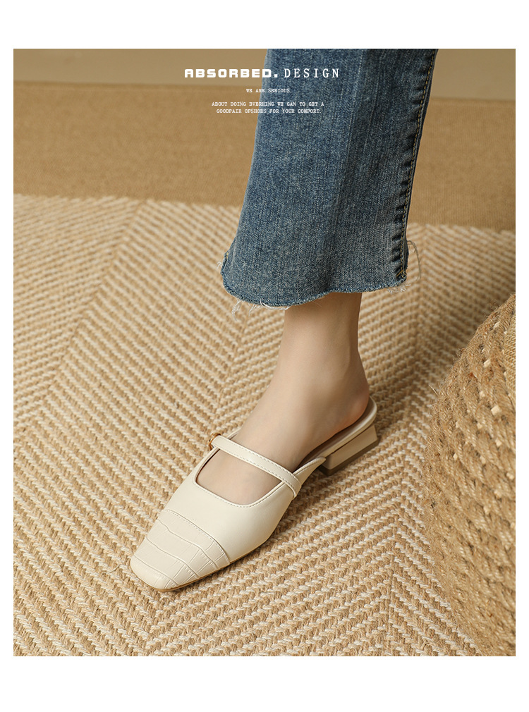 2023新款气质中跟半拖单鞋包头半拖鞋女夏外穿凉拖穆勒鞋2833-2详情15