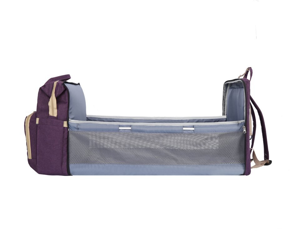 妈咪包 升级版多功能双肩包韩国ins大容量可折叠婴儿床便携旅行包详情34