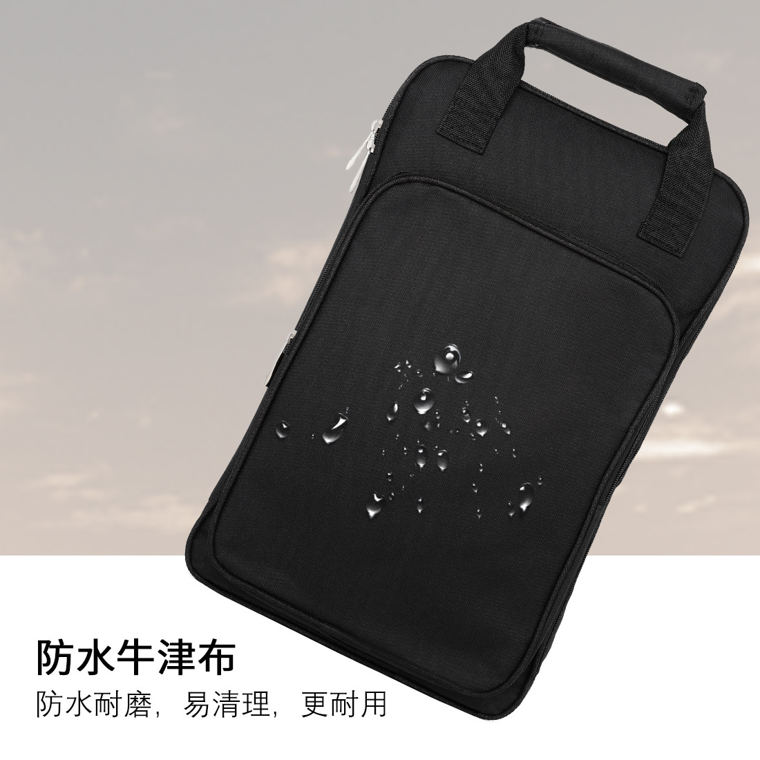 Drum kit double-shoulder drumstick special waterproof bag, portable multi-functional bag, cotton drumstick bag, wholesale of Musical Instruments pic 10