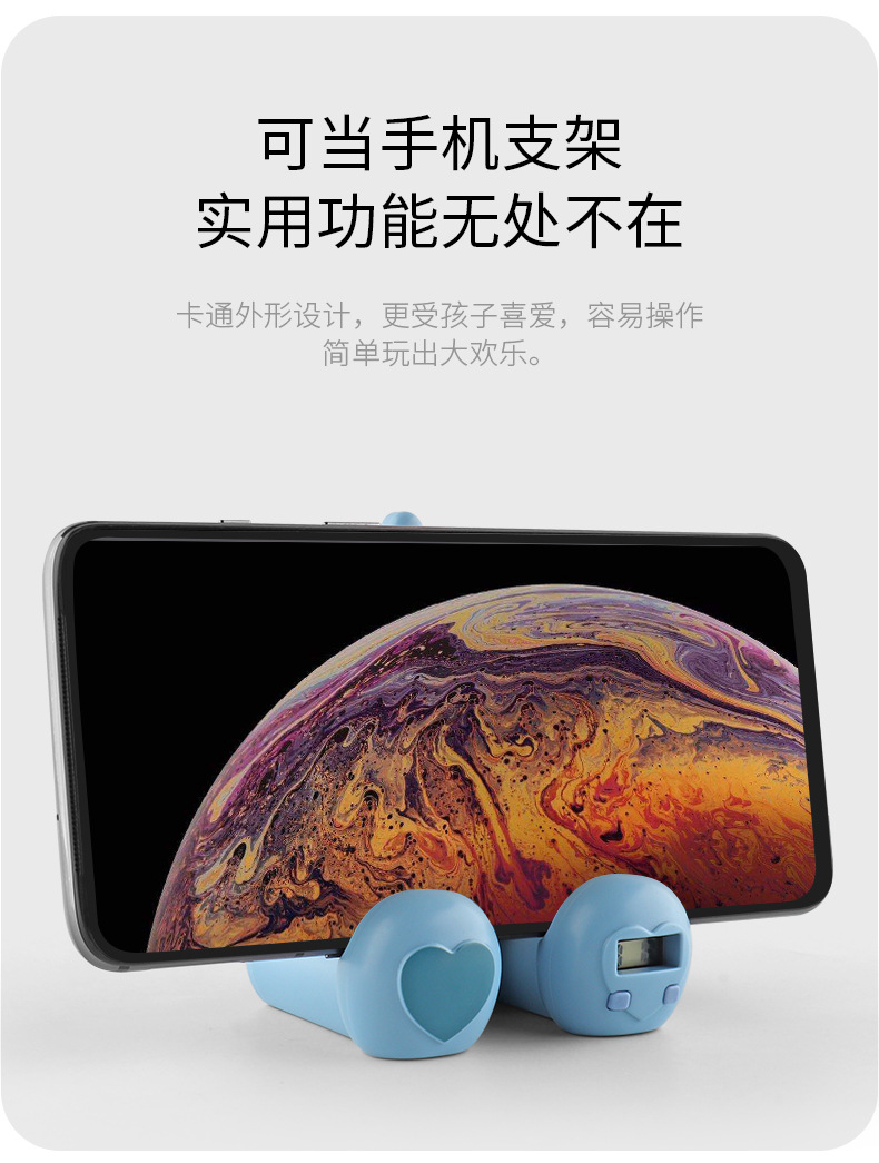 新款 儿童卡通多功能充电折叠网红电风扇 怪兽手表风扇 批发玩具详情7