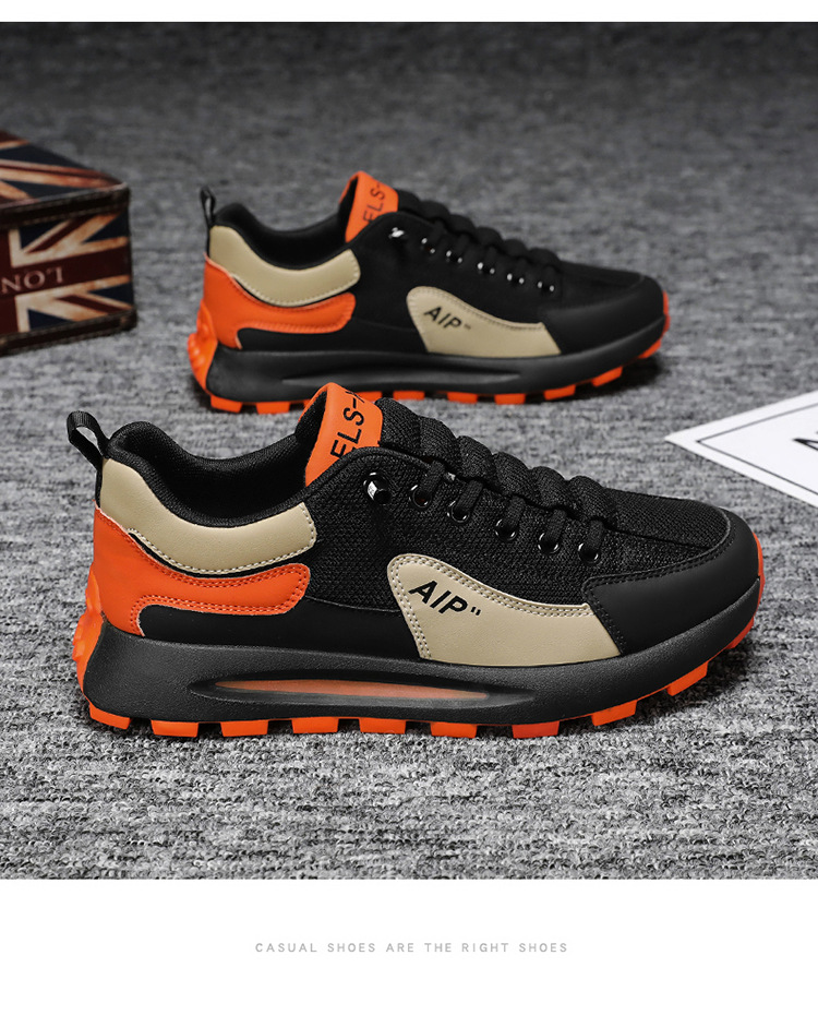 直播爆款男鞋2024新款男士休闲百搭透气网面潮鞋防滑跑步鞋子男详情3