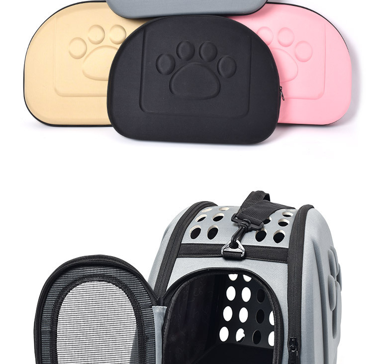 Pet supplies such as dog cages can be carried out with small cat and dog cages. Foldable, portable, breathable, crossbody bag for cross-border use pic 11
