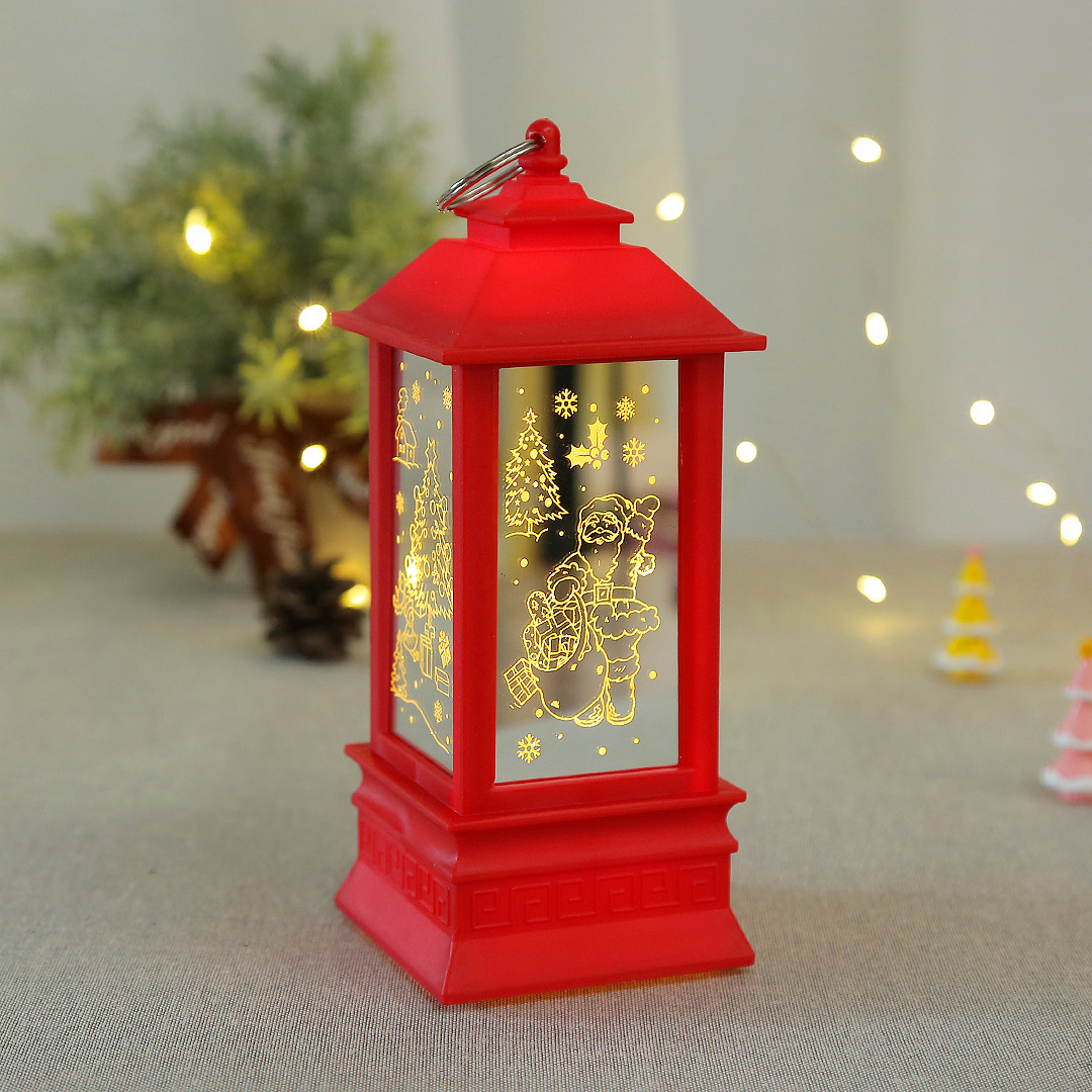 Christmas wind lanterns, Santa Claus decorative LED illuminated ornaments, candlestick lamps, decorative handicrafts and ornaments pic 3