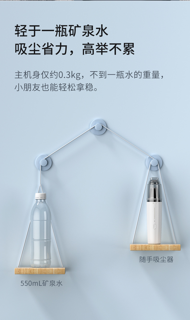46 JP25-SY01-Q8迷你小型便携式车载吸尘器车家两用大功率无线充电手持强力吸尘器车载吸尘器详情4