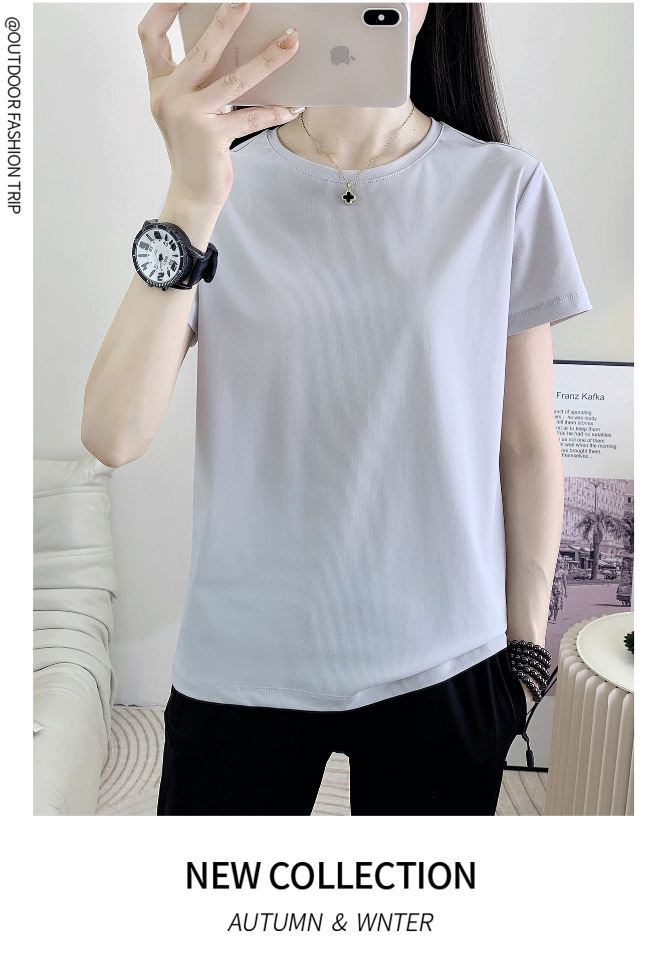 速干衣女短袖冰丝快干衣服批发户外运动跑步快干透气圆领t恤衫男详情25