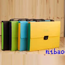 KOBEST candy-colored A4/20 page booklet transparent insert bag PP file Bag 2602 pic 27