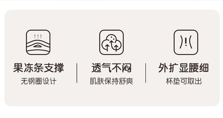 外扩漫画胸小胸显大舒适无痕内衣女加厚杯垫透气无钢圈聚拢文胸罩详情13