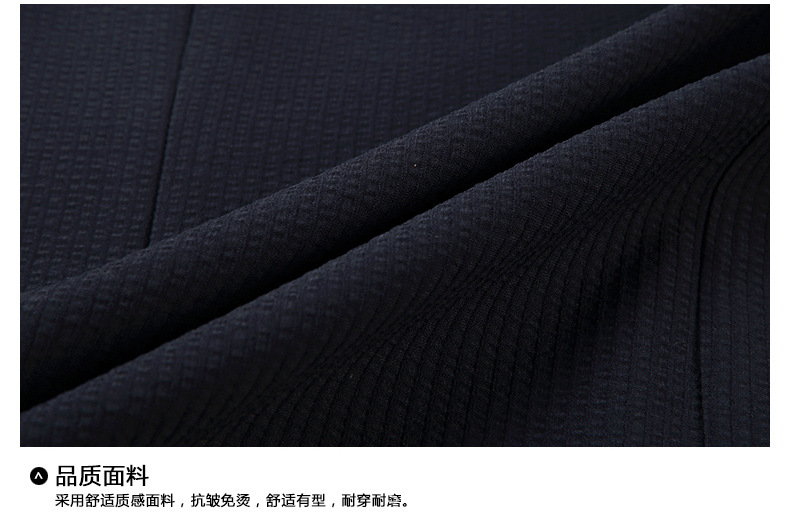高端品质韩版新款男士春秋薄款西装上衣领空调服男休闲纯色外套详情24