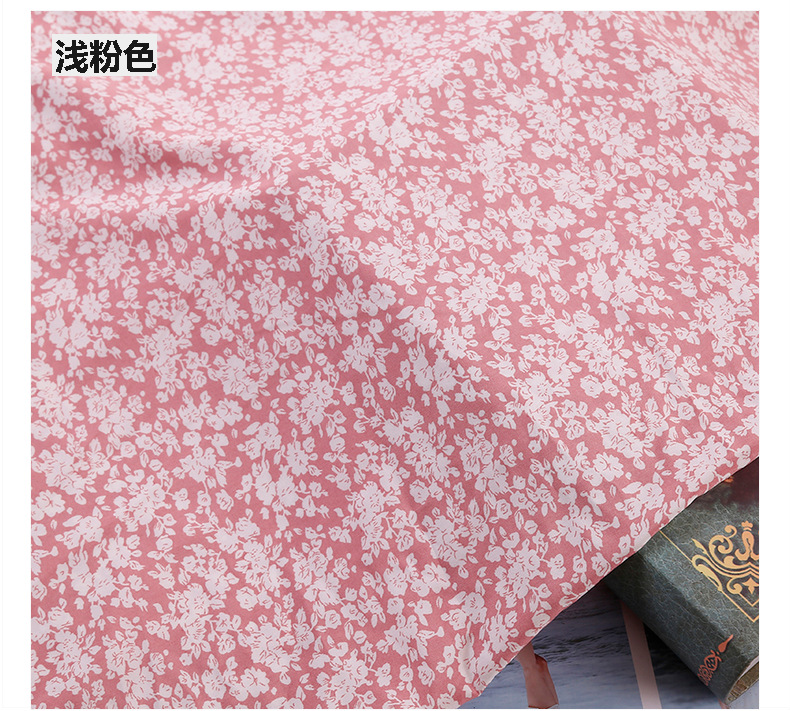 2020 new style chiffon dress floral print fashion fabric with small floral prints on all four sides in stock pic 26