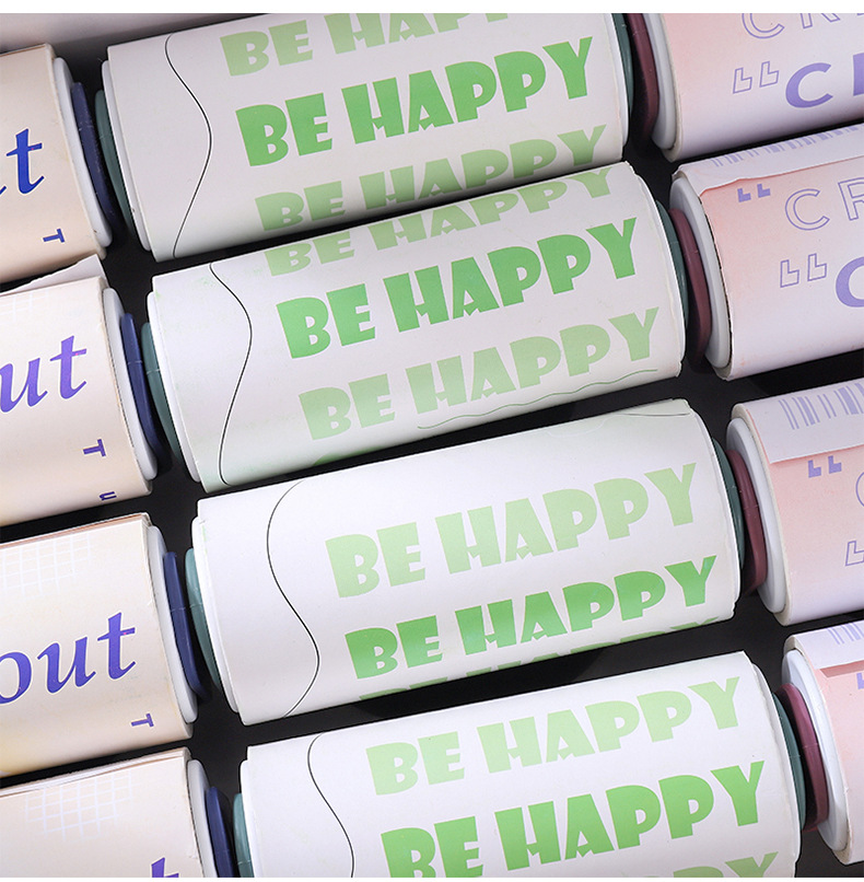 Creative instant sticky hair roller, simple English 50 tear and dip hair remover, creative dormitory home pet hair remover pic 9