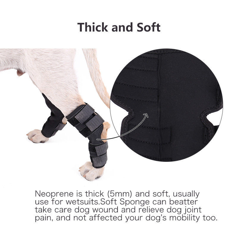 Pet knee pads, dog injury protection covers, pet surgery recovery joint protection leg guards, durable pet supplies pic 3