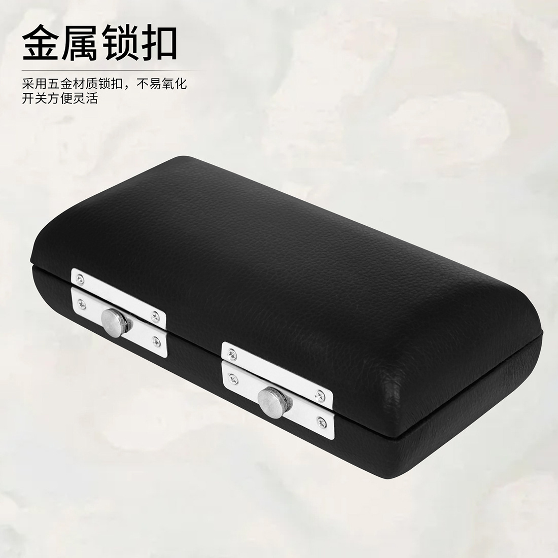 Wholesale flute head box, leather flute head storage box, silver-plated flute elbow pipe, flute pipe protection box, musical instrument accessories pic 6