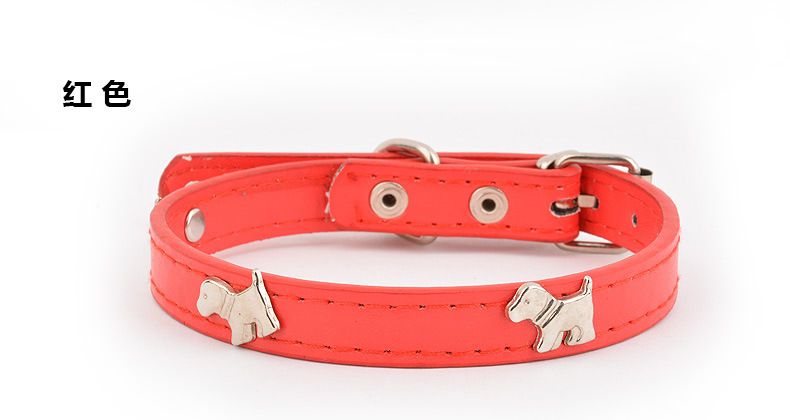 Collar para mascotas nueva versión coreana multicolor collar para perros ajustable material de PU accesorios para gatos y perros accesorios para mascotas collar pic 7