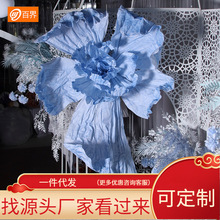 百界挂件福灯婚庆道具铁艺水晶发光婚礼舞台现场装饰空中吊顶灯饰详情19