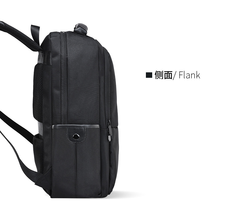 Customized large-capacity computer business backpacks with logo printing, corporate gifts, customer souvenirs, and employee benefits pic 17