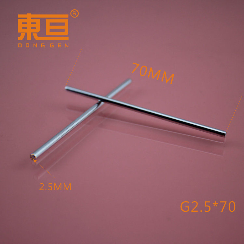 G2.5*70 smooth shaft, iron shaft, hardware shaft, toy accessories, technological building block parts, surface galvanized treatment pic 2