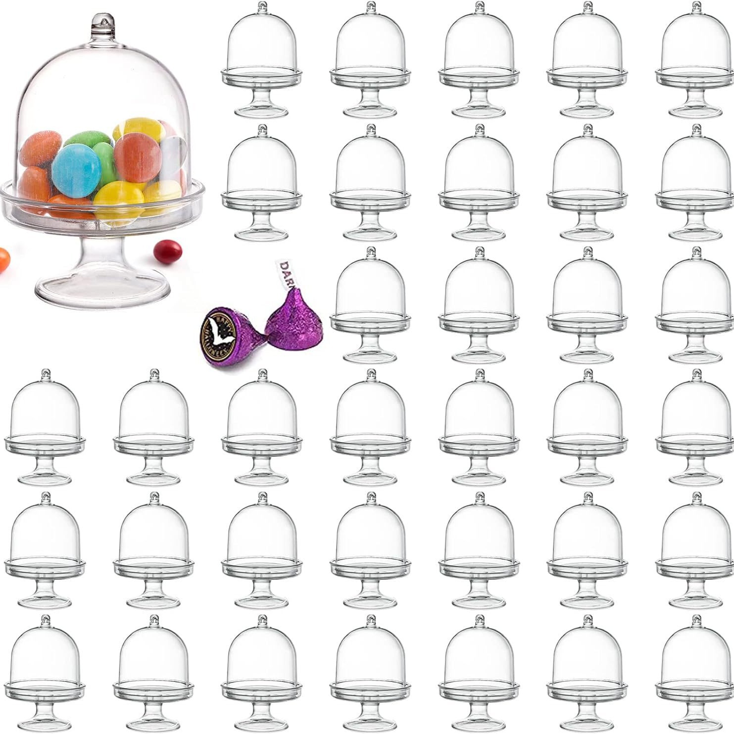 跨境电镀金银塑料糖果盒婚礼礼品盒糖果罐生日派对伴手礼喜糖盒详情6