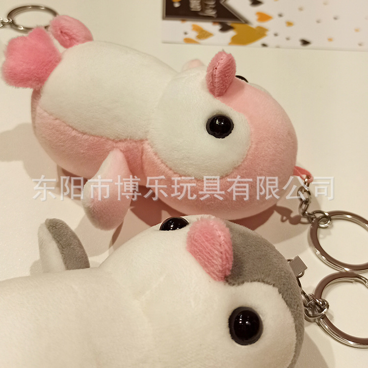 宝拉四面弹可爱企鹅毛绒挂件钥匙扣网红包包挂饰生日礼物批发详情8