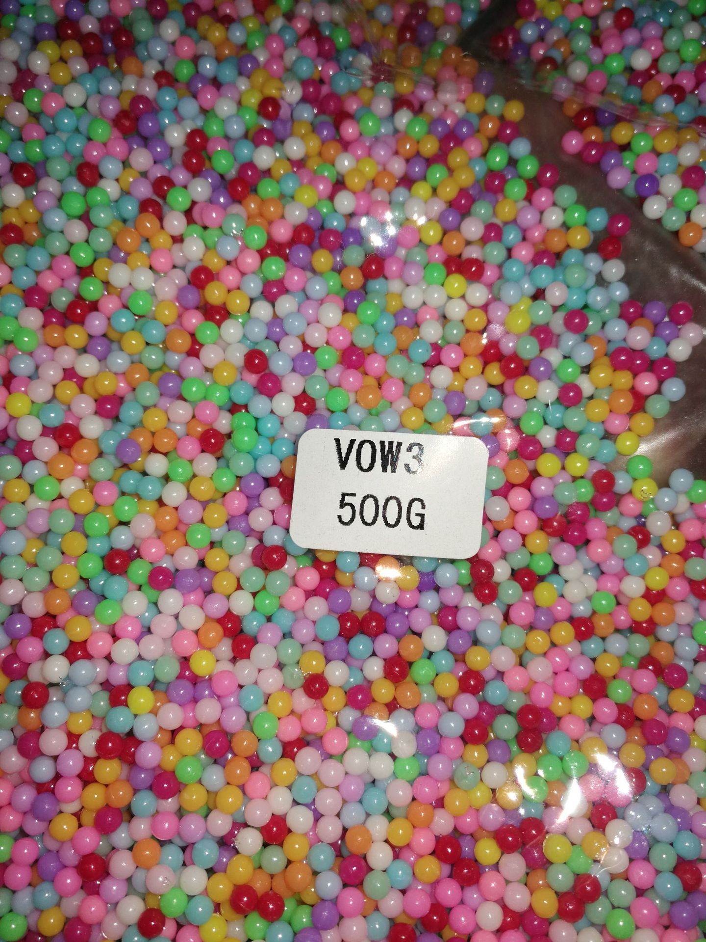 The manufacturer sells candy bead-shaped small acrylic beads, round beads without holes, and benzene-transparent solid color beads as DIY jewelry accessories pic 16