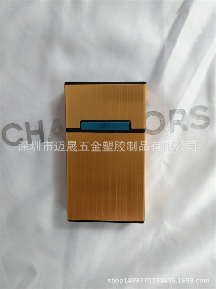 A 20-pack ultra-thin sliding automatic lid made of metal aluminum alloy for ladies pic 6