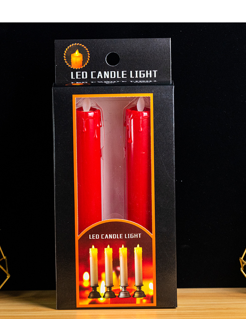 仿真电子蜡烛led蜡烛灯气氛布置蜡烛灯无烟装饰灯长杆摇摆蜡烛详情15