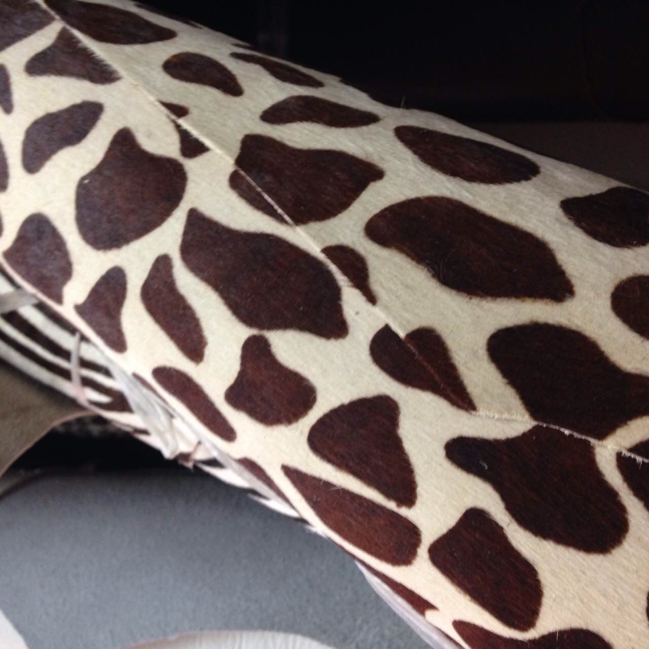 Yiwu genuine horse hair, horse leather, leopard print, zebra, cow, thousand bird print, horse hair, single color, multicolored horse skin, gilded version pic 7