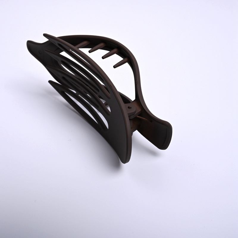Large oval duckbill hairpin, matte scratch-off hairpin, high-end hairpin, shark clip at the back of the head, straight hairpin accessory pic 16